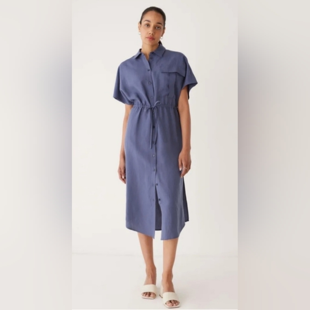 Frank & Oak Blue Maxi Dress
